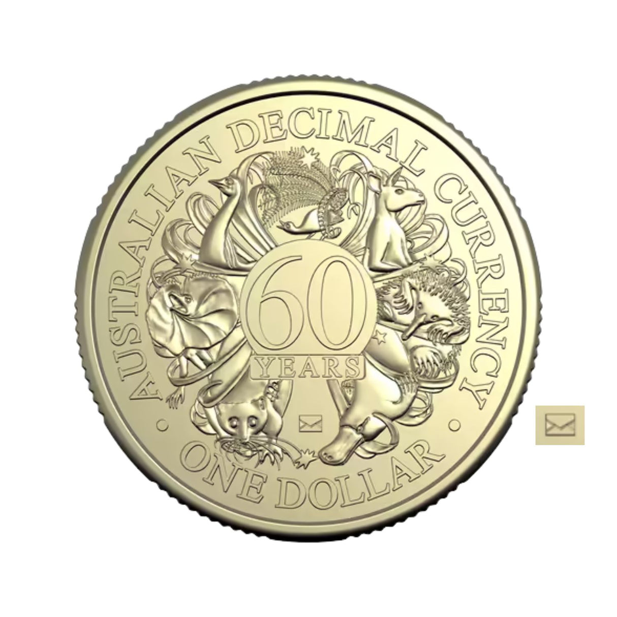 Australia Decimal Currency 60th Anniversary 2026 $1 Stamp & Coin Cover
