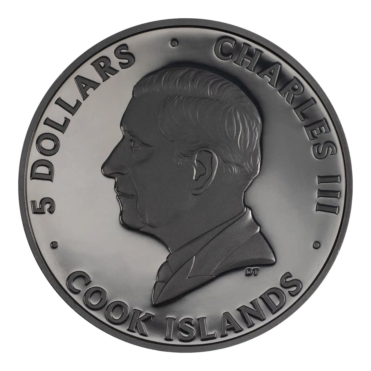 Wave 2026 $5 Obsidian Black 1oz Silver Coin