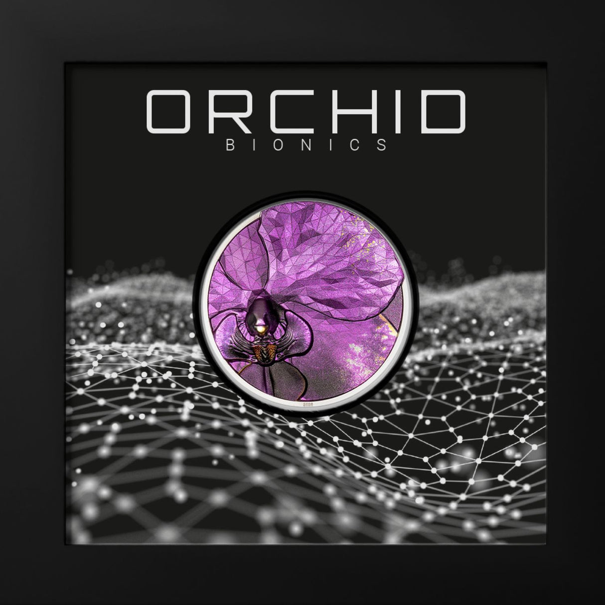 Bionics Orchid 2026 $5 Colour Ultra High Relief 1oz Silver Proof Coin