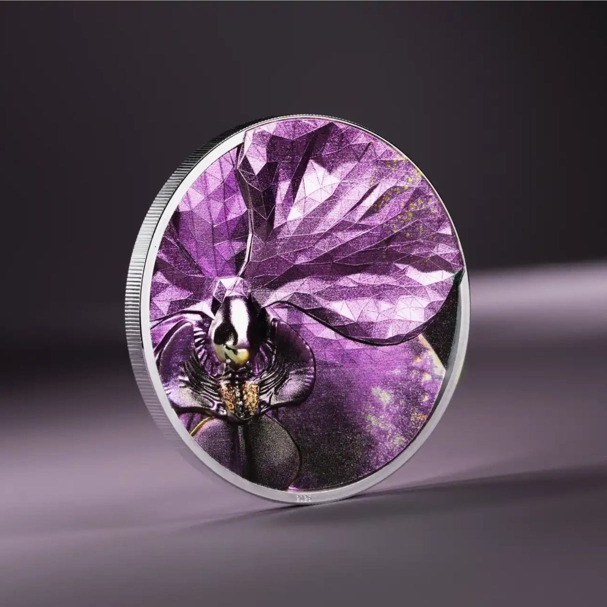 Bionics Orchid 2026 $5 Colour Ultra High Relief 1oz Silver Proof Coin