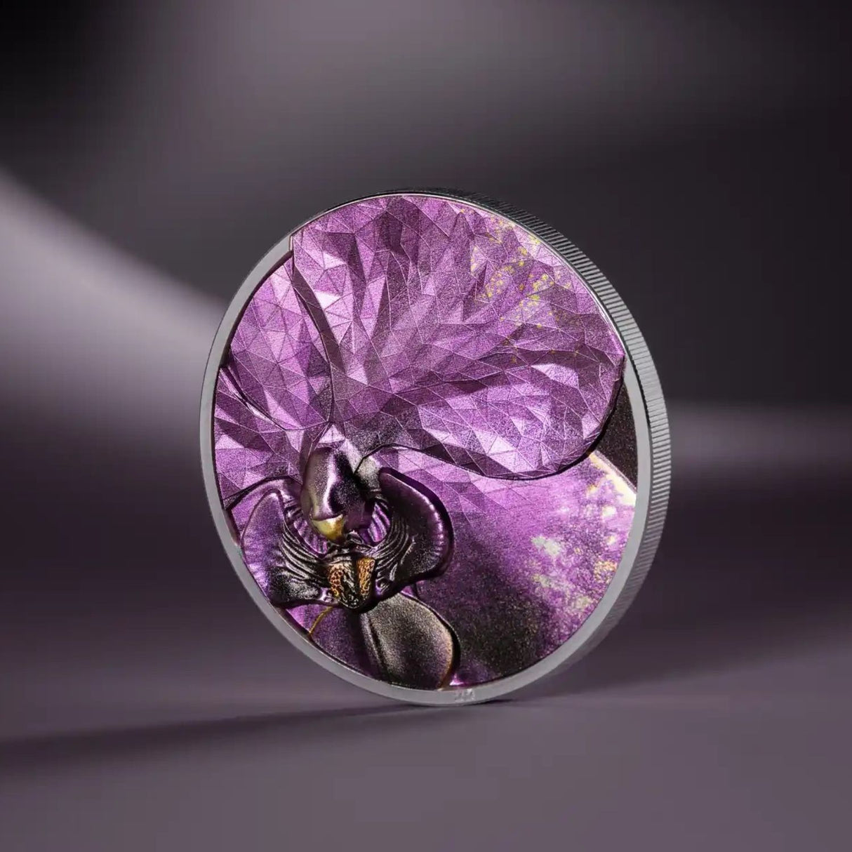 Bionics Orchid 2026 $5 Colour Ultra High Relief 1oz Silver Proof Coin