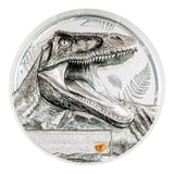 Jurassic Relics Carcharodontosaurus 2026 $5 1oz Silver Coin