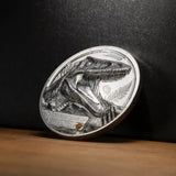 Jurassic Relics Carcharodontosaurus 2026 $5 1oz Silver Coin
