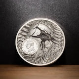 Jurassic Relics Carcharodontosaurus 2026 $5 1oz Silver Coin