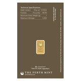 Dune 2026 One Gram Gold Bar