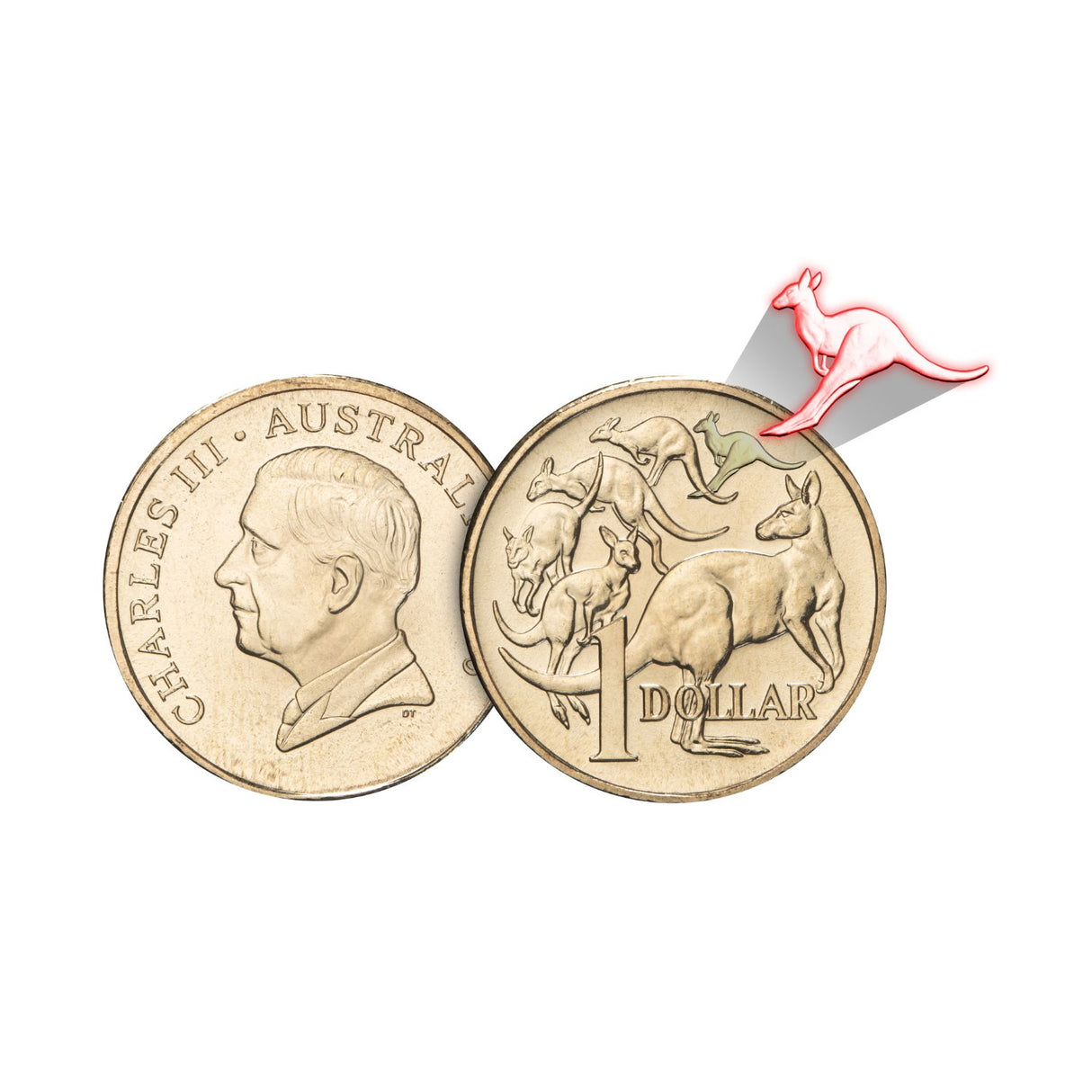 Australia Mob of Six Roos 2026 $1 Aluminium-Bronze Uncirculated Coin Pack