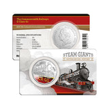 Australia Steam Giants 2025 50c Commonwealth Railways G Class G1 Colour Cupro-Nickel Uncirculated Coin