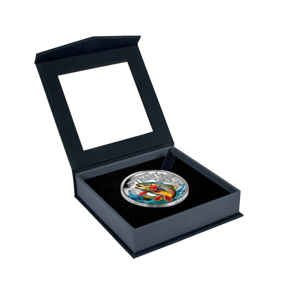 Rainbow Trout 2027 $1 Colour 1oz Silver Proof Coin