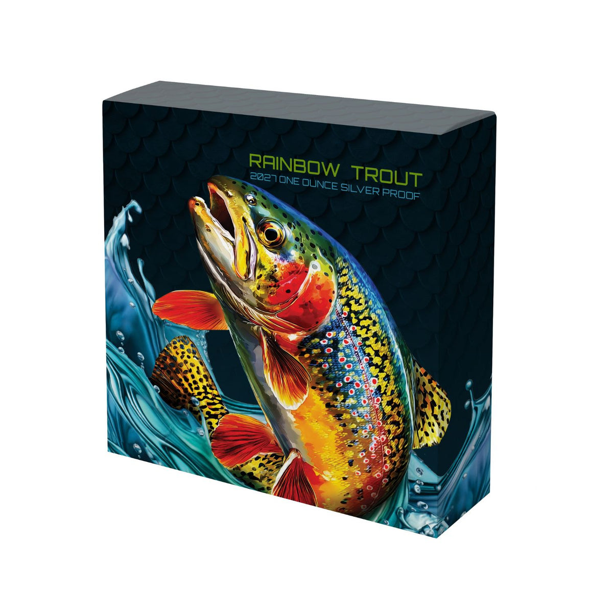 Rainbow Trout 2027 $1 Colour 1oz Silver Proof Coin
