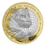 Great Britain 200 Years of Zoological Society of London 2026 £2 Bimetal Silver Proof Coin