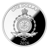 Football 2026 $1 Silver Proof Coin