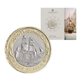 Great Britain HMS Beagle 2026 £2 Bimetal Brilliant Uncirculated Coin