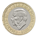 Great Britain HMS Beagle 2026 £2 Bimetal Brilliant Uncirculated Coin