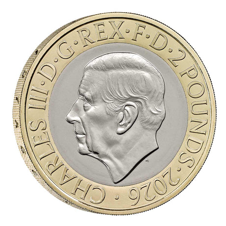 Great Britain HMS Beagle 2026 £2 Bimetal Brilliant Uncirculated Coin