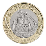 Great Britain HMS Beagle 2026 £2 Bimetal Brilliant Uncirculated Coin