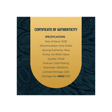 Decimal Currency 60th Anniversary 2026 $1 Gold-plated 1oz Silver Proof Coin