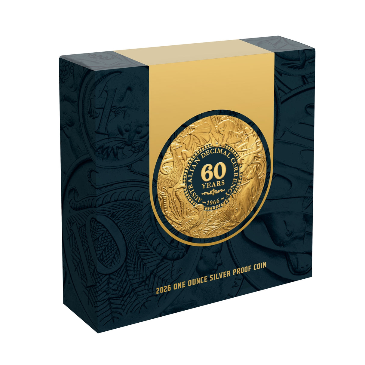 Decimal Currency 60th Anniversary 2026 $1 Gold-plated 1oz Silver Proof Coin