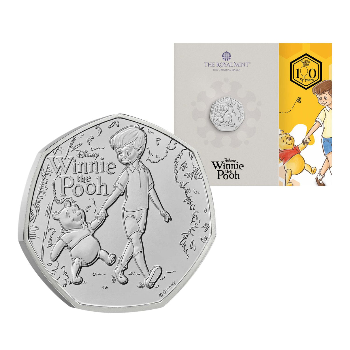 Great Britain Winnie the Pooh 100th Anniversary Loyalty 2026 50p Cupro-Nickel Brilliant Uncirculated Coin
