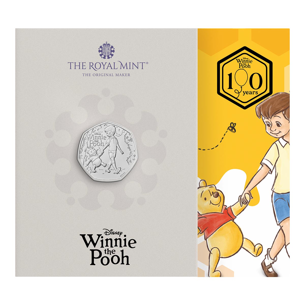 Great Britain Winnie the Pooh 100th Anniversary Loyalty 2026 50p Cupro-Nickel Brilliant Uncirculated Coin