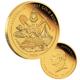 Australia First Gold Rush 175th Anniversary 2026 $25 1/4oz Gold Proof Coin