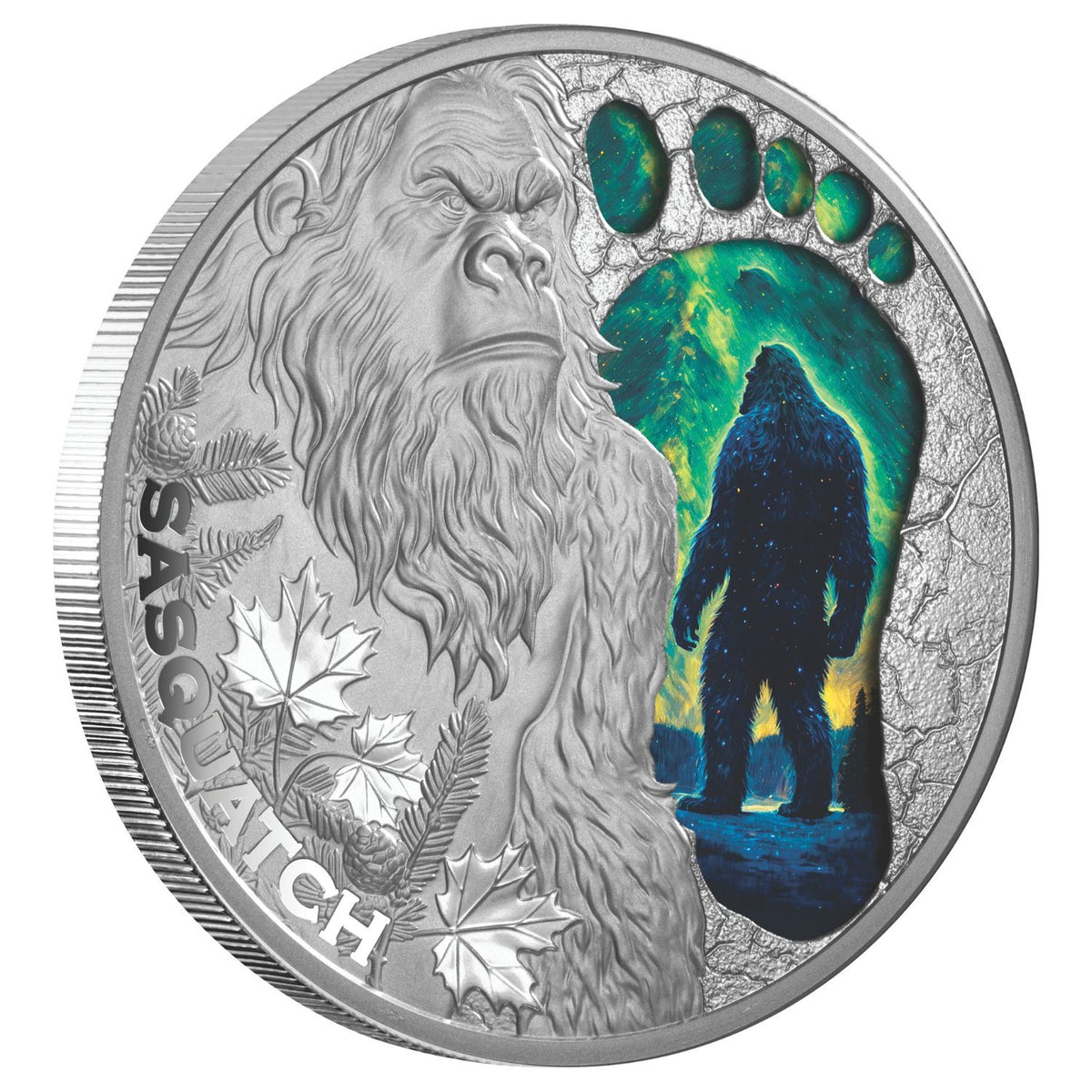 Sasquatch 2027 $1 Colour 1oz Silver Proof Coin