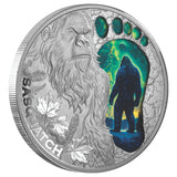 Sasquatch 2027 $1 Colour 1oz Silver Proof Coin