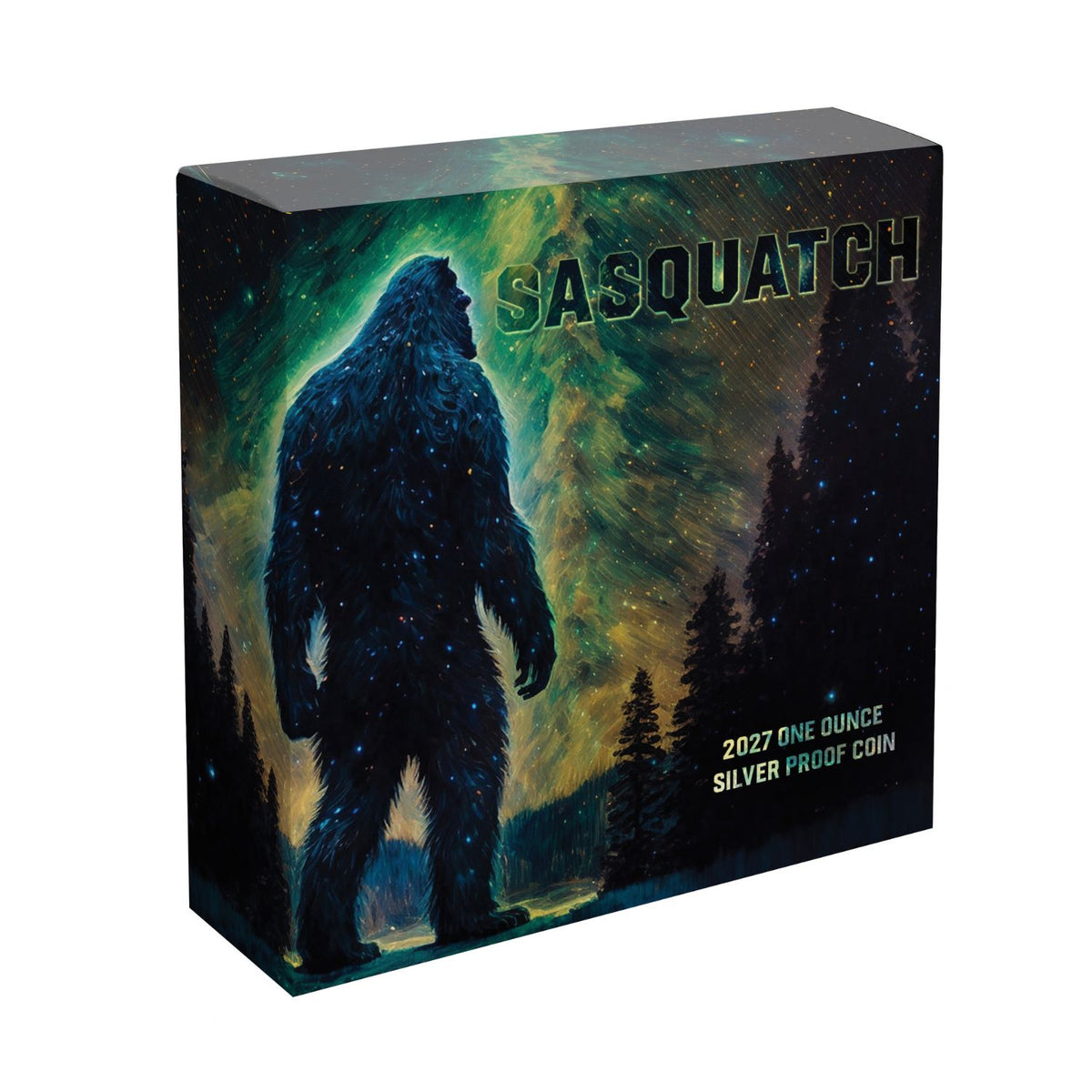 Sasquatch 2027 $1 Colour 1oz Silver Proof Coin