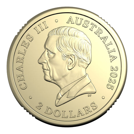 Australia 2025 $2 Wallabies & Wallaroos Colour Aluminium-Bronze Uncirculated 2-Coin Set