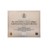 Centenary of the Birth of Elizabeth II 2026 £1 Raphael Maklouf Unseen Effigies 1/4oz Gold Proof 7-Coin Collection