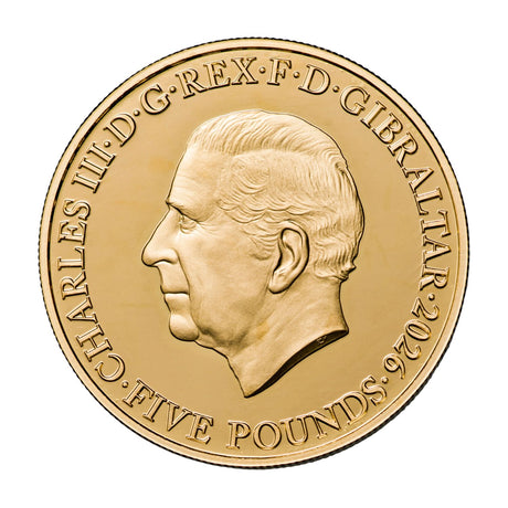 Centenary of the Birth of Elizabeth II 2026 £5 Raphael Maklouf Unseen Effigies High Relief 1oz Gold Proof Coin
