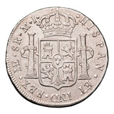 Spanish-American Charles III Lima 1779 Silver 8 Reales Extremely Fine