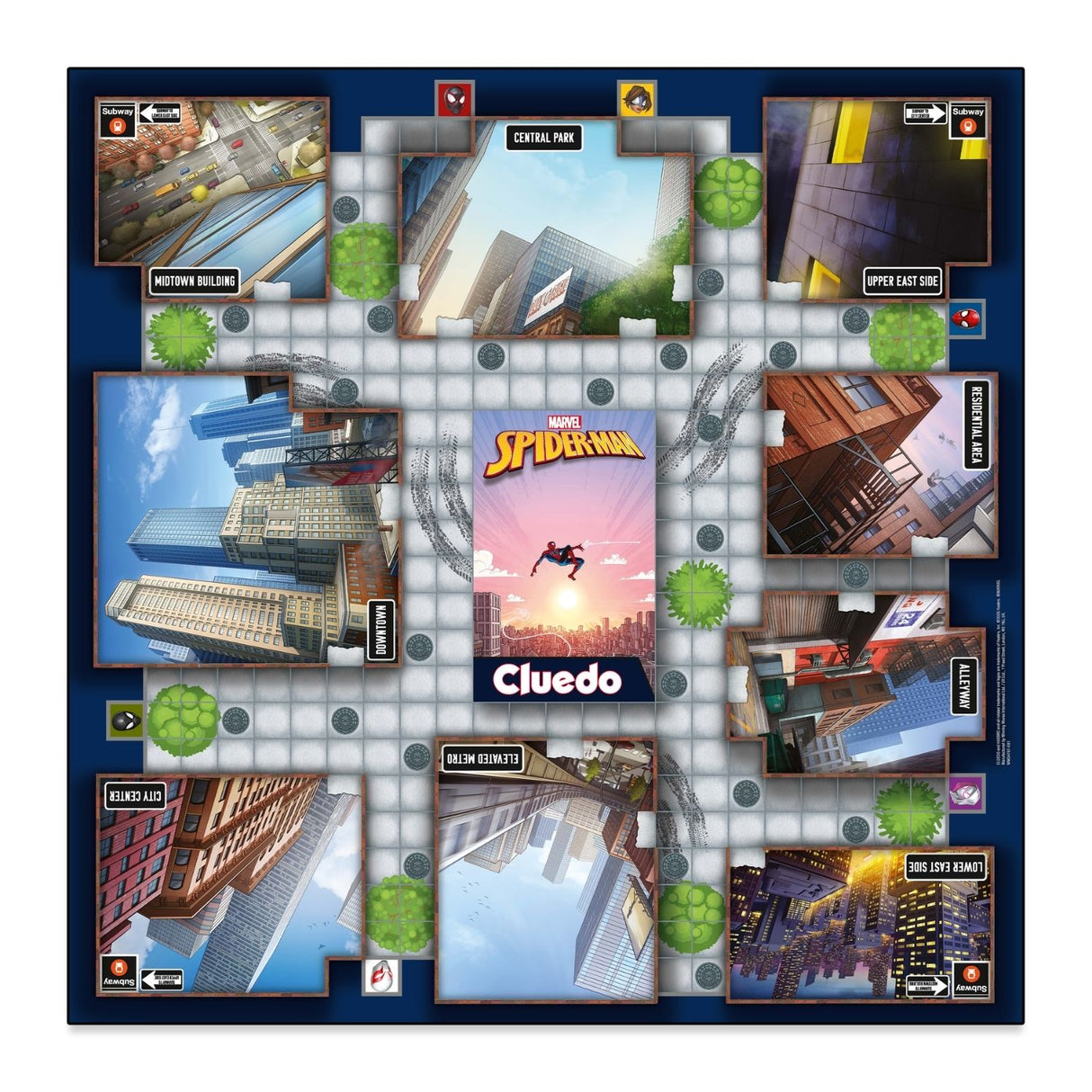 Spiderman Cluedo