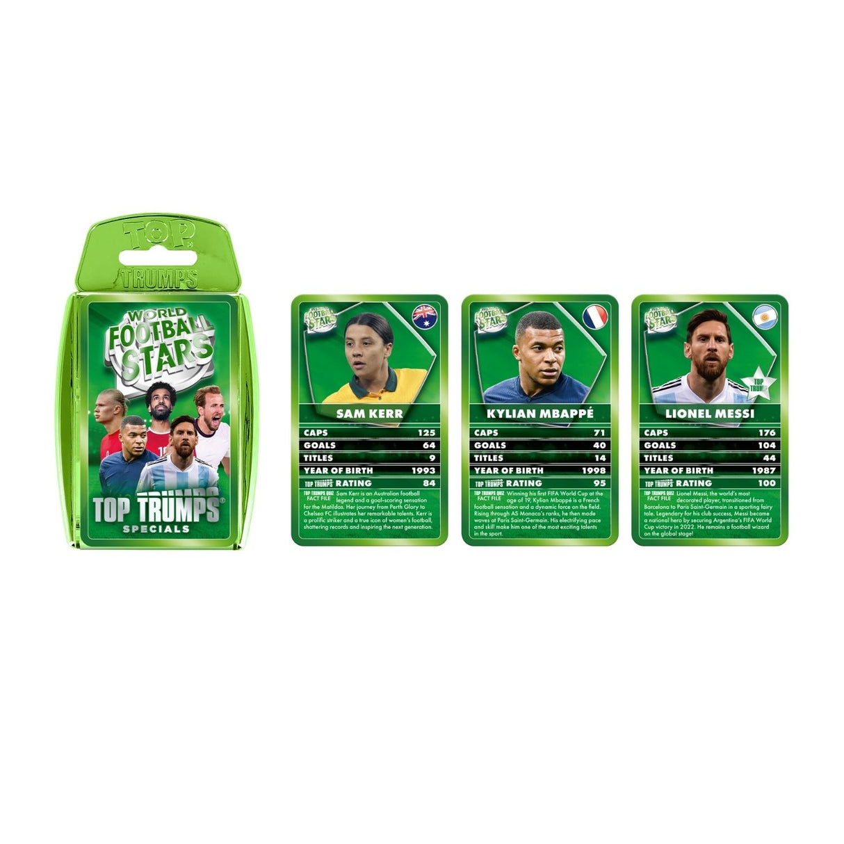 World Football Stars (Green) Top Trumps