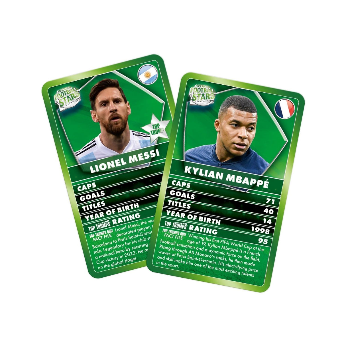 World Football Stars (Green) Top Trumps