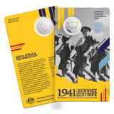 Australia WWII Service Amid Strife 2026 20c North Africa & Middle East Colour Cupro-Nickel Uncirculated Coin