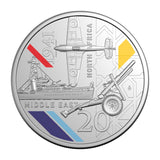 Australia WWII Service Amid Strife 2026 20c Colour Cupro-Nickel Uncirculated 3-Coin Set