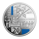 Australia WWII Service Amid Strife 2026 20c Colour Silver Proof 3-Coin Set