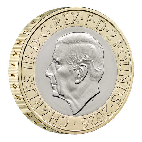Duchess of Hamilton 2026 £2 Bimetal Brilliant Uncirculated Coin