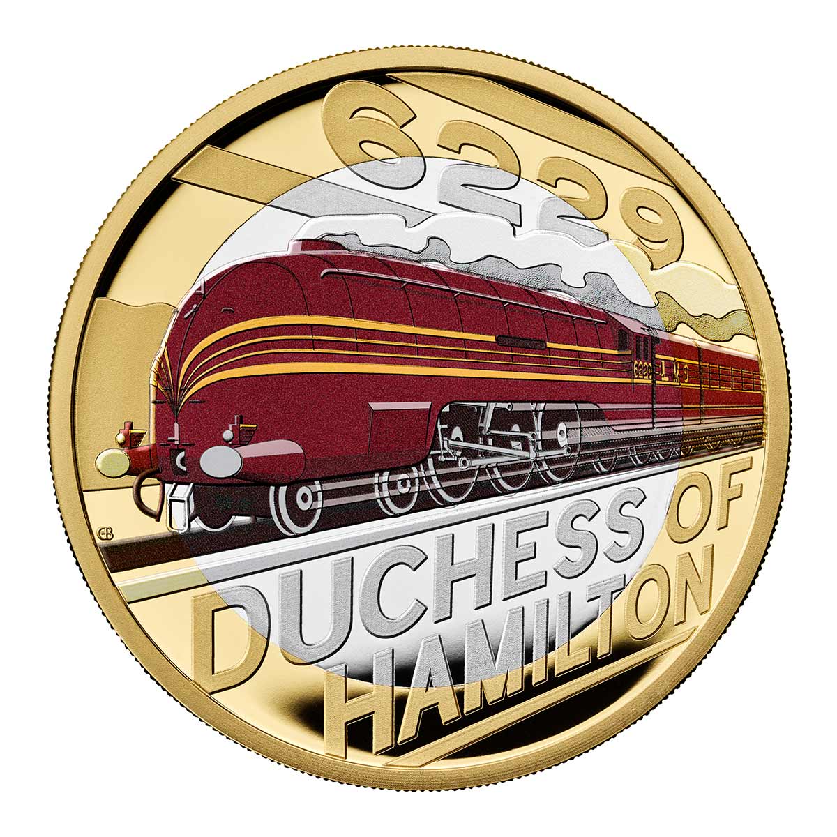 Duchess of Hamilton 2026 £2 Colour Gold-plated Silver Proof Coin