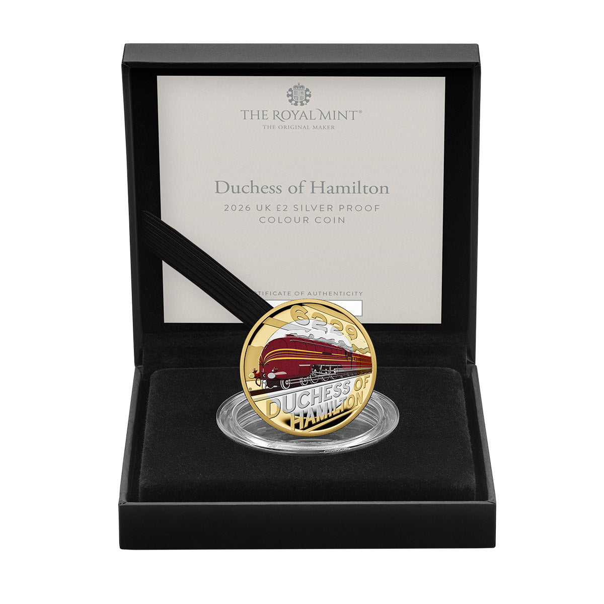 Duchess of Hamilton 2026 £2 Colour Gold-plated Silver Proof Coin