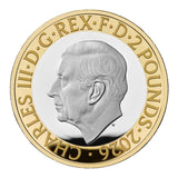 Duchess of Hamilton 2026 £2 Colour Gold-plated Silver Proof Coin