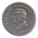 Krios 2026 $5 Ultra High Relief 1oz Silver Antique Coin