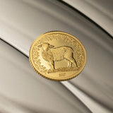 Lunar Year of the Goat 2027 1000T Fluffy Sheep 0.5g Gold Proof Coin