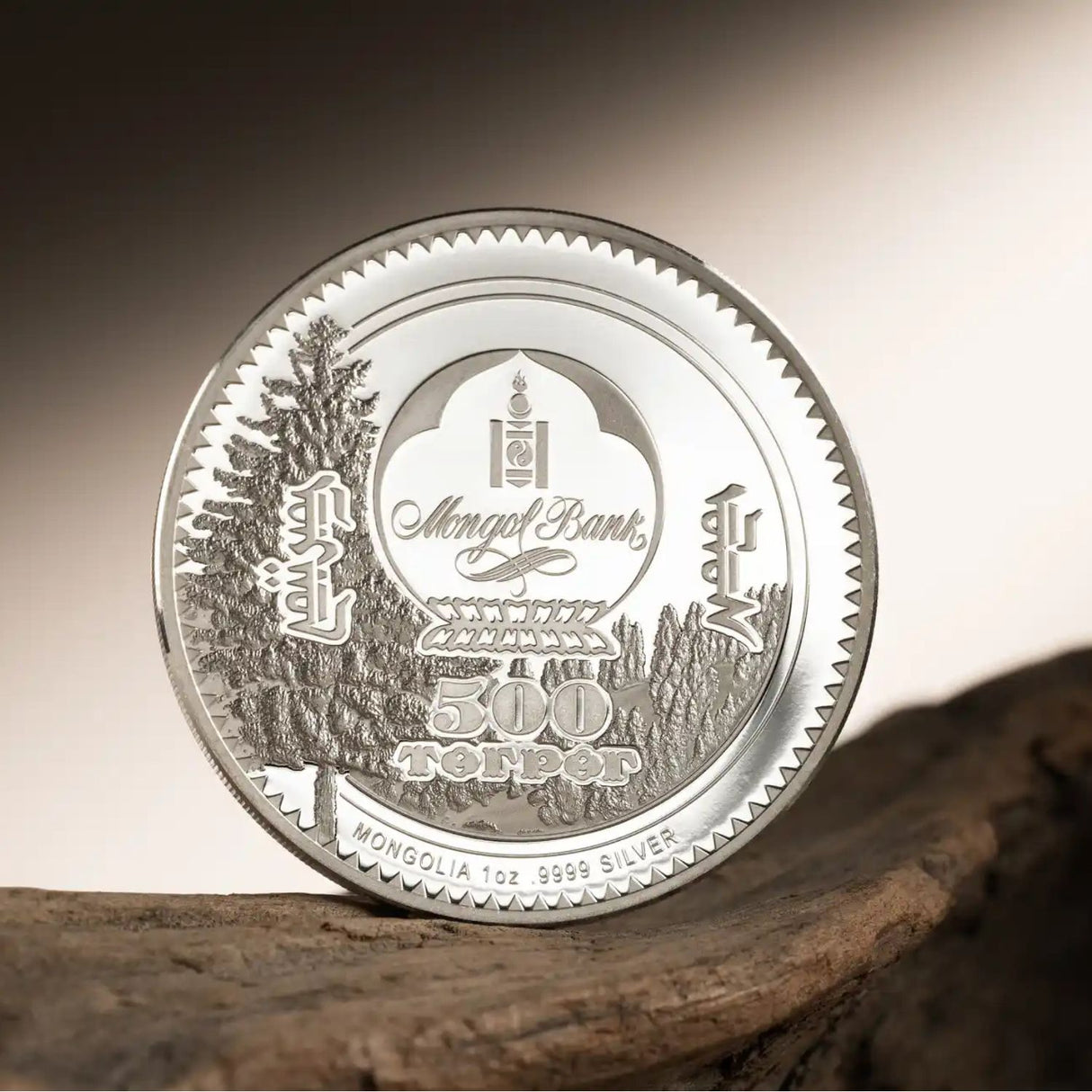 Woodland Spirits Snow Leopard 2026 500T High Relief Colour 1oz Silver Proof Coin