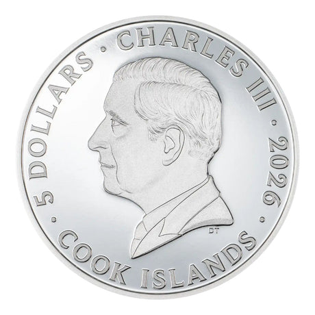Seven Deadly Sins - Sloth 2026 $5 1oz Silver Proof Coin