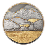 Golden Landscapes Scottish Highlands 2026 $10 Ultra High Relief Gold-plated 2oz Silver Antique Coin