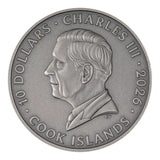 Golden Landscapes Scottish Highlands 2026 $10 Ultra High Relief Gold-plated 2oz Silver Antique Coin