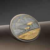 Golden Landscapes Scottish Highlands 2026 $10 Ultra High Relief Gold-plated 2oz Silver Antique Coin