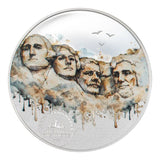 World Landmarks Mount Rushmore 2026 $2 1/2oz Silver Proof Coin