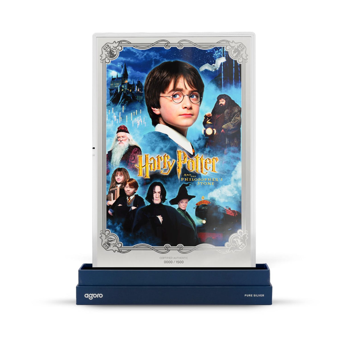 Harry Potter - Theatrical Movie Posters - 2. HP & The Philosopher’s Stone 1oz Silver Foil